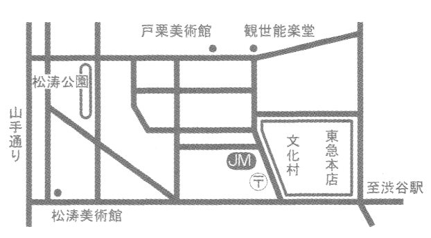 個展会場案内図