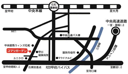 個展会場案内図